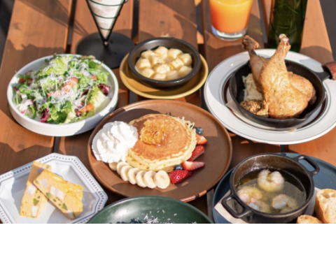 tables cook & LIVING HOUSEコースメニューの画像