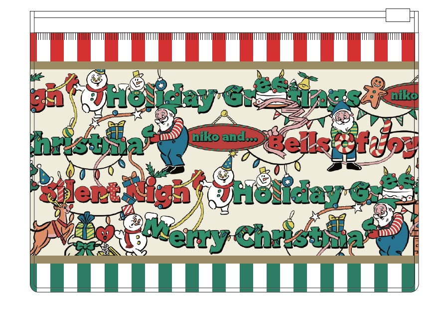 「niko and ...」オリジナルビニールポーチをプレゼント！