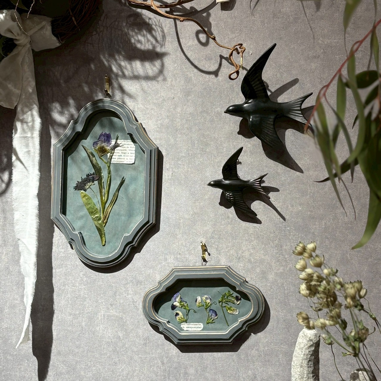 『noniオリジナル』押し花フレームアレンジメント！