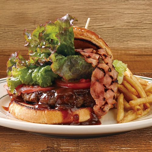 【ビーフ100％のパティ】プレミアムBLTバーガー